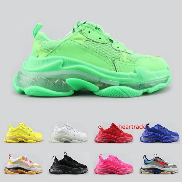 2020 new triple s fashion luxury designer shoes for men women clear sole neon green black white blue mens trainer platform sports sneakers
2020 new triple s fashion luxury designer shoes for men women clear sole neon green black white blue mens trainer platform sports sneakers
