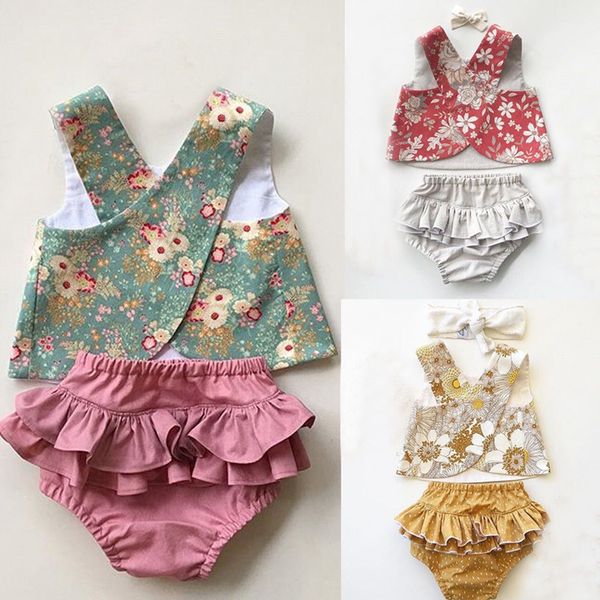summer baby girl floral clothes sets cute infant baby girl outfit clothes vest t-shirt+tutu shorts pants set, White
summer baby girl floral clothes sets cute infant baby girl outfit clothes vest t-shirt+tutu shorts pants set, White
