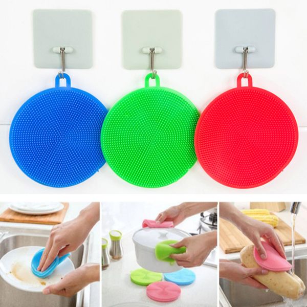 silicone sponges multifunctional scrubber cleaning dishwashing brush washing up cleaner tools kitchen scrubber four colors ing 
silicone sponges multifunctional scrubber cleaning dishwashing brush washing up cleaner tools kitchen scrubber four colors ing