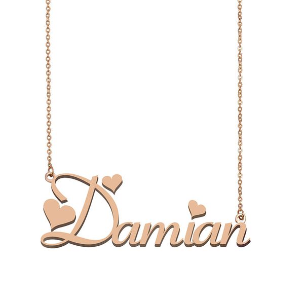 damian name necklace pendant for women girls birthday gift custom nameplate kids friends jewelry 18k gold plated stainless steel, Silver
damian name necklace pendant for women girls birthday gift custom nameplate kids friends jewelry 18k gold plated stainless steel, Silver