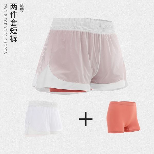 running shorts women's anti-walking loose yoga fitness wearing sport two pieces short, Black;blue
running shorts women's anti-walking loose yoga fitness wearing sport two pieces short, Black;blue