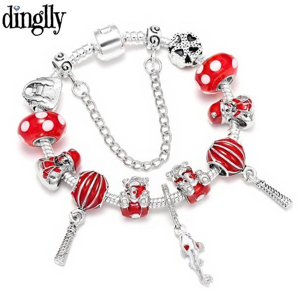 dinglly red koi шарм браслеты для женщин оригинальные рождественские тема фонарь медведь снеговика из бисера браслет дети ювелирные изделия, Golden;silver
dinglly red koi шарм браслеты для женщин оригинальные рождественские тема фонарь медведь снеговика из бисера браслет дети ювелирные изделия, Golden;silver