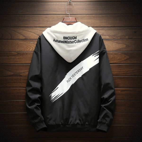 mens designer autumn trend youth loose hooded students handsome casual jacket, Black;brown
mens designer autumn trend youth loose hooded students handsome casual jacket, Black;brown