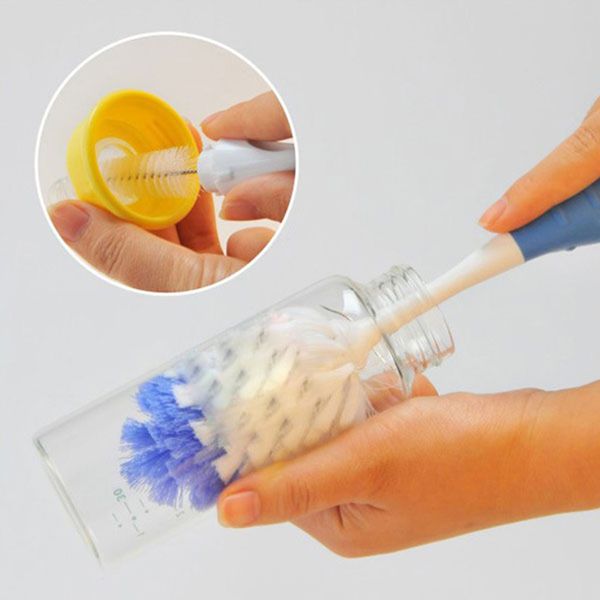 1 x 2in1 baby bottle brushes for cleaning kids infant child milk feed bottle nipple pacifier nozzle spout tube cleaning brush
1 x 2in1 baby bottle brushes for cleaning kids infant child milk feed bottle nipple pacifier nozzle spout tube cleaning brush