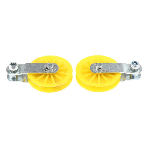 2 pcs plastic pulley for automatic coop door opener backyard poultry supplies - random color
2 pcs plastic pulley for automatic coop door opener backyard poultry supplies - random color