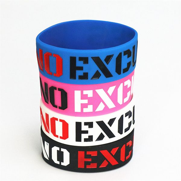 1pc fashion no excuses motivation silicone wristband sports rubber bracelets & bangles used in any sport activities gift sh076, Golden;silver
1pc fashion no excuses motivation silicone wristband sports rubber bracelets & bangles used in any sport activities gift sh076, Golden;silver