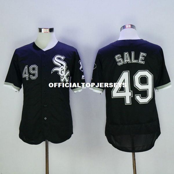 2019 men's #49 chris sale home alternate flexbase stitched retro jerseys white gray black 01, Black;blue
2019 men's #49 chris sale home alternate flexbase stitched retro jerseys white gray black 01, Black;blue