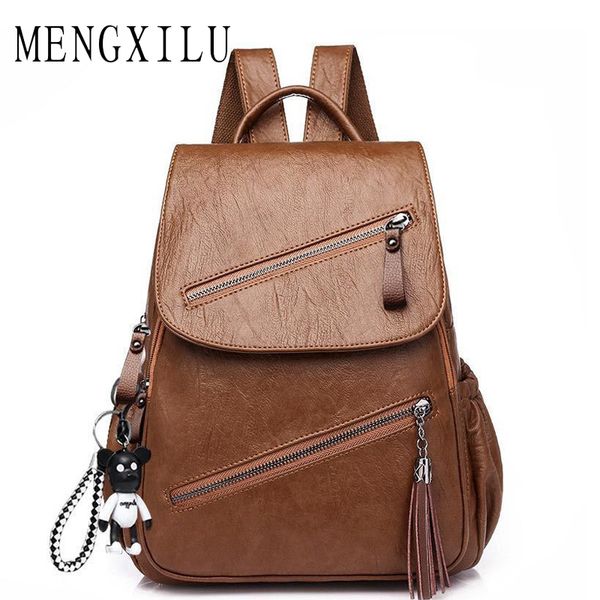 vintage women large capacity travel backpacks 2020 soft leather ladies back pack mochila feminina girls school bag
vintage women large capacity travel backpacks 2020 soft leather ladies back pack mochila feminina girls school bag