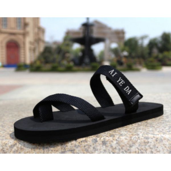 summer trend men women flip flops fashion couple style outside beach flat shoes solid color non-slip casual slippers, Black
summer trend men women flip flops fashion couple style outside beach flat shoes solid color non-slip casual slippers, Black