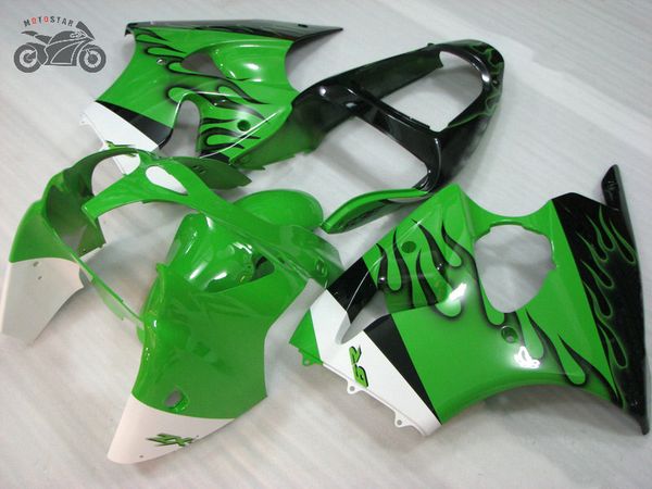 custom fairings for kawasaki 2000 2001 2002 ninja zx6r 00-02 zx 6r zx 636 green white chinese body repair fairing set
custom fairings for kawasaki 2000 2001 2002 ninja zx6r 00-02 zx 6r zx 636 green white chinese body repair fairing set