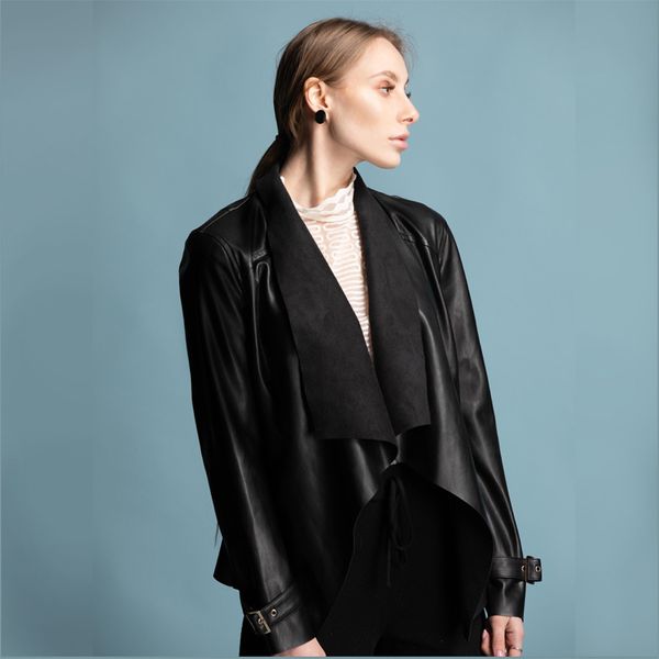 2019 autumn new women pu jacket coat ins explosion models in europe and america locomotive no access cooljacket, Black;brown
2019 autumn new women pu jacket coat ins explosion models in europe and america locomotive no access cooljacket, Black;brown