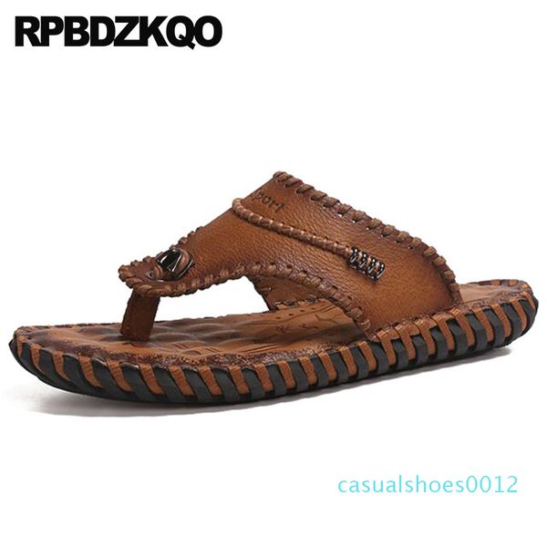 breathable slippers fashion sandals outdoor leather slides waterproof flip flop designer shoes men summer water c12, Black
breathable slippers fashion sandals outdoor leather slides waterproof flip flop designer shoes men summer water c12, Black