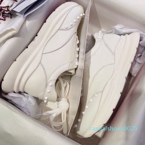 new arrivals red bottom spike sneakers luxury paris triple s shoes red leather mens rubber running shoes women trainers c25, Black
new arrivals red bottom spike sneakers luxury paris triple s shoes red leather mens rubber running shoes women trainers c25, Black