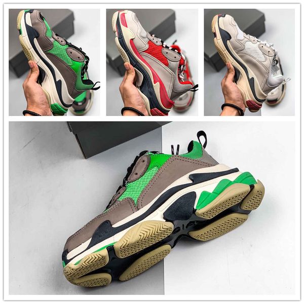 (With Box)Fashion Designer Paris 19FW Triple S 2018 Triple S Sneaker Desi Luxury Dad Shoes for Mens Womens Beige Black Sports Running Shoes
(With Box)Fashion Designer Paris 19FW Triple S 2018 Triple S Sneaker Desi Luxury Dad Shoes for Mens Womens Beige Black Sports Running Shoes