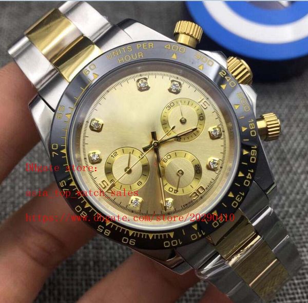2020 latest version 9 colors 40mm ceramic bezel 18 k gold / steel 116505 116506 eta 2813 mechanical automatic no chronograph mens watche, Slivery;brown
2020 latest version 9 colors 40mm ceramic bezel 18 k gold / steel 116505 116506 eta 2813 mechanical automatic no chronograph mens watche, Slivery;brown