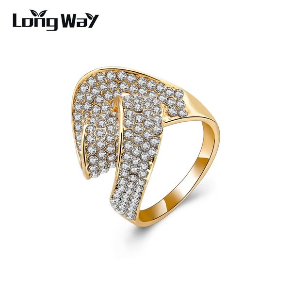 full austrian crystal women's rng baguefemme new brand gold color rings wedding engagement ring sri150073, Golden;silver
full austrian crystal women's rng baguefemme new brand gold color rings wedding engagement ring sri150073, Golden;silver