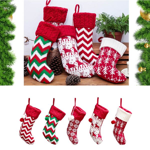 christmas stocking children gift bag socks knitting stripes snowflake holiday bags decoration
christmas stocking children gift bag socks knitting stripes snowflake holiday bags decoration
