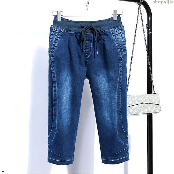 trousers plus size 5xl woman stretch summer denim pants capri jeans for women short harem pants female high waist jeans, Blue
trousers plus size 5xl woman stretch summer denim pants capri jeans for women short harem pants female high waist jeans, Blue