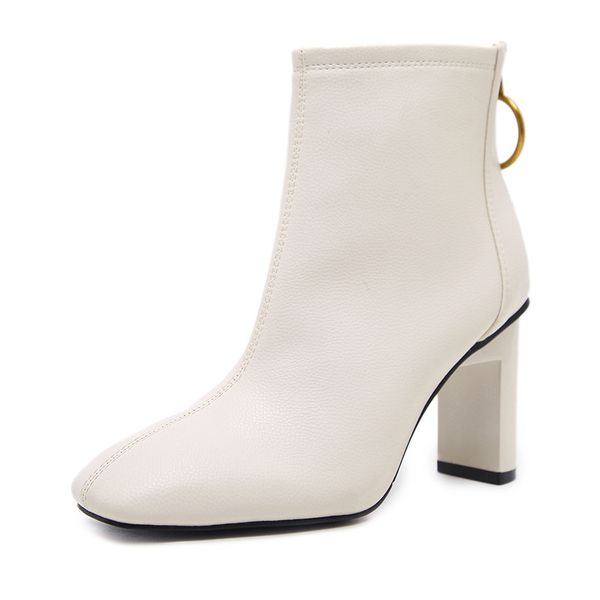 autumn and winter 2019 new thick heels short boots womens korean square head high heels short boots metal buckle retro fashion womens single, Black
autumn and winter 2019 new thick heels short boots womens korean square head high heels short boots metal buckle retro fashion womens single, Black