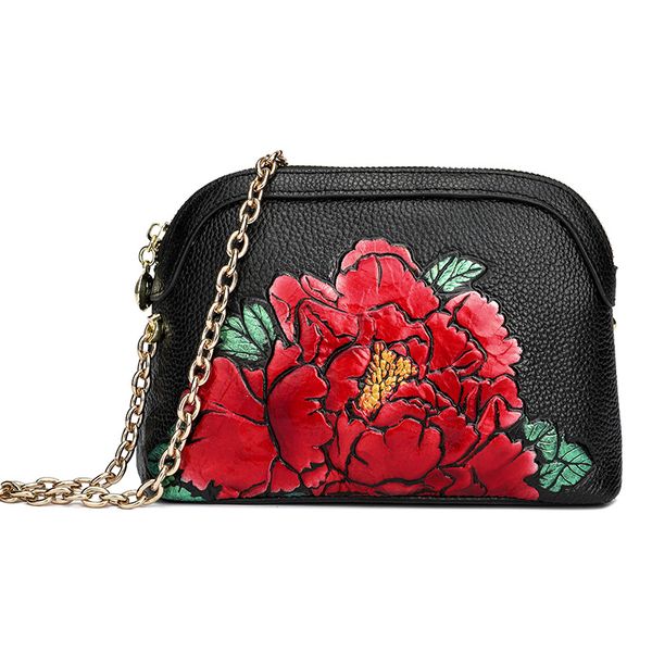 2020 autumn and winter new retro leather female bag first layer cowhide large-capacity flower diagonal bag
2020 autumn and winter new retro leather female bag first layer cowhide large-capacity flower diagonal bag