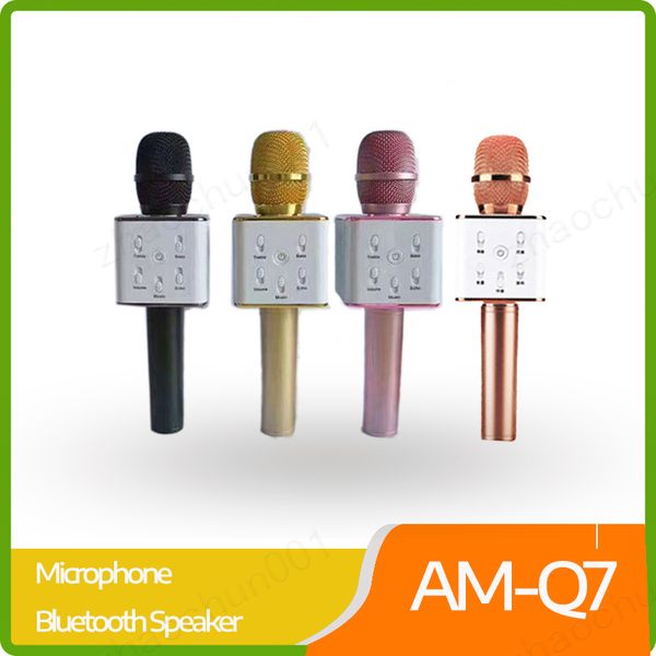 

Q7 беспроводной микрофон Bluetooth-динамик с 2600 мАч большой емкости батареи караоке гр