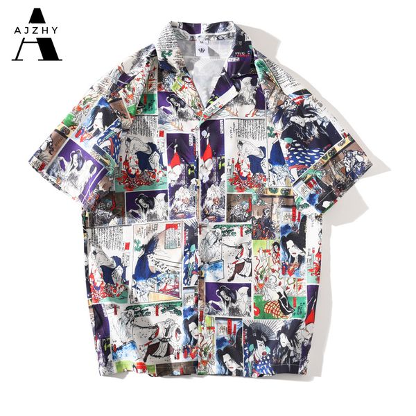 anime print hawaiian shirts men streetwear hip hop harajuku casual tropical beach short sleeve shirt summer fashion male, White;black
anime print hawaiian shirts men streetwear hip hop harajuku casual tropical beach short sleeve shirt summer fashion male, White;black