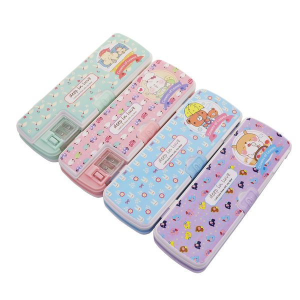 1 pcs pencil case multi-function double-sided pen knife floral flower box creative stationery student supplies
1 pcs pencil case multi-function double-sided pen knife floral flower box creative stationery student supplies
