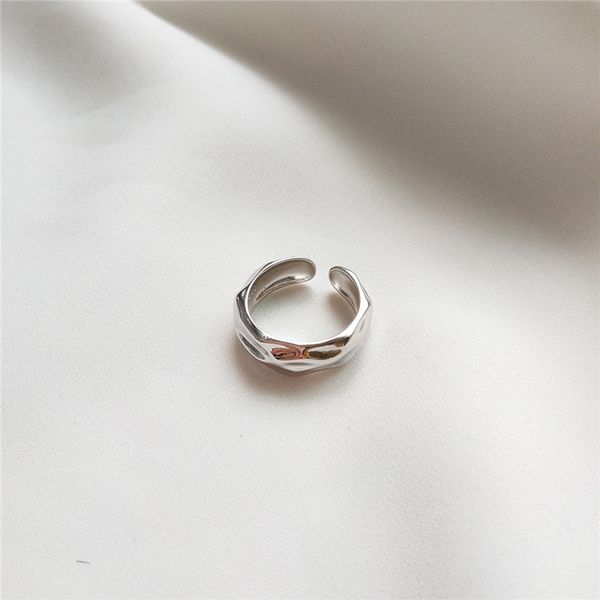 authentic 925 sterling silver tin foil paper style open size rings new fashion simple adjustable statement ring for women, Black
authentic 925 sterling silver tin foil paper style open size rings new fashion simple adjustable statement ring for women, Black