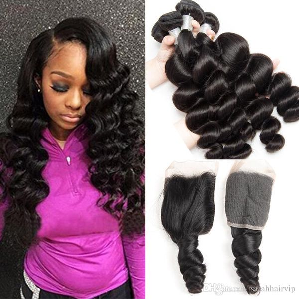 9a brazilian loose wave virgin hair extensions wholesale 3/4bundles with 4x4 lace closure curly deep wave human hair bundles with closure, Black
9a brazilian loose wave virgin hair extensions wholesale 3/4bundles with 4x4 lace closure curly deep wave human hair bundles with closure, Black