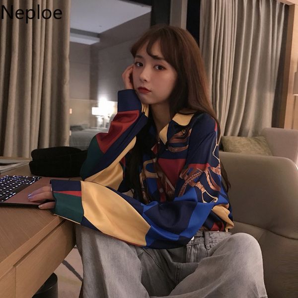 women's blouses & shirts neploe harajuku blouse women cartoon animal print plaid long sleeve turn down collar female blusas 2021, White
women's blouses & shirts neploe harajuku blouse women cartoon animal print plaid long sleeve turn down collar female blusas 2021, White