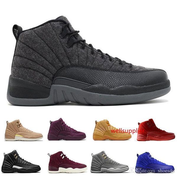 12 12s new men basketball shoes wheat dark grey bordeaux flu game the master taxi playoffs french blue wool barons wolf grey sports sneakers
12 12s new men basketball shoes wheat dark grey bordeaux flu game the master taxi playoffs french blue wool barons wolf grey sports sneakers