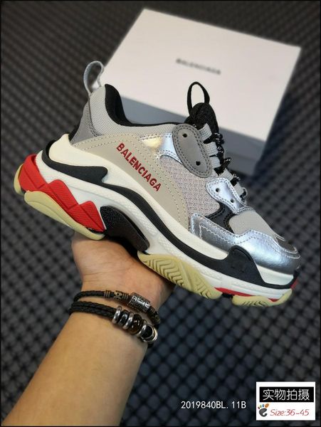 triple s 17fw sneakers for men women casual shoes vintage kanye west old grandpa trainer sneaker fashion shoe outdoor boots eur36-45, Black
triple s 17fw sneakers for men women casual shoes vintage kanye west old grandpa trainer sneaker fashion shoe outdoor boots eur36-45, Black