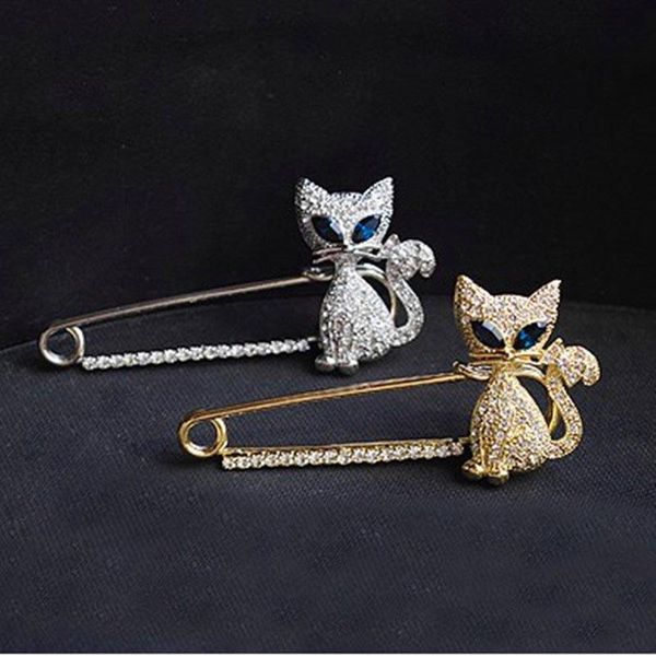 brooch for women jewellery fox brooch green-eyed cat fox rhinestone animal brooch pin christmas brooches, Gray
brooch for women jewellery fox brooch green-eyed cat fox rhinestone animal brooch pin christmas brooches, Gray