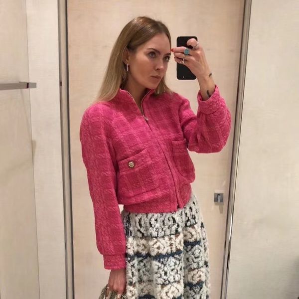 cc твид 100% шерсть зима blazer париж неделя моды взлетно-посадочной полосы designer collection 2020, White
cc твид 100% шерсть зима blazer париж неделя моды взлетно-посадочной полосы designer collection 2020, White