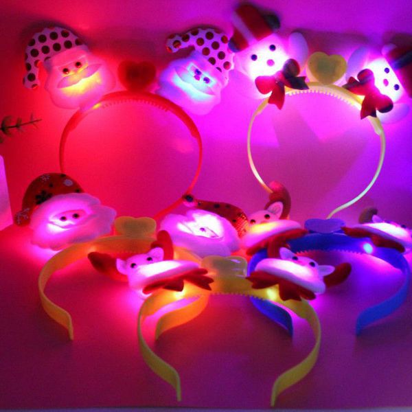 led light glowing xmas hairpin hairband luminous christmas party hair acces christmas headbands
led light glowing xmas hairpin hairband luminous christmas party hair acces christmas headbands