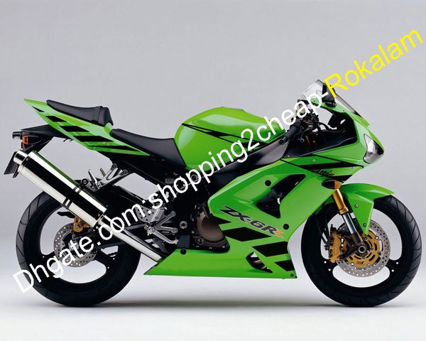 для kawasaki ninja zx6r 636 2003 2004 zx-6r zx 6r 03 04 спортивный мотоцикл полный обтекатель установите зеленый черный (литье под давлением 
для kawasaki ninja zx6r 636 2003 2004 zx-6r zx 6r 03 04 спортивный мотоцикл полный обтекатель установите зеленый черный (литье под давлением