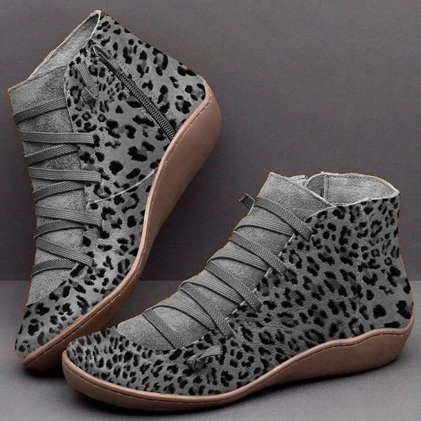 woman botas mujer women pu leather ankle boots flat leopard print lace-up zipper round toe shoe ankle booties botas mujer#n14, Black
woman botas mujer women pu leather ankle boots flat leopard print lace-up zipper round toe shoe ankle booties botas mujer#n14, Black