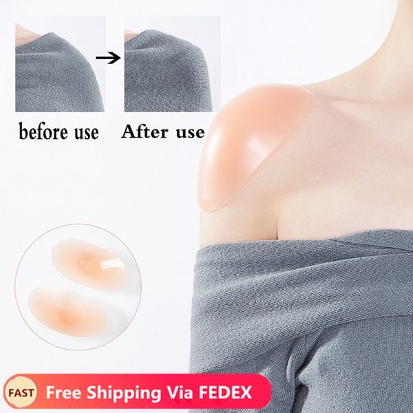 1 pair soft silicone shoulder anti slip shoulder pads for shoulder enhancer clothing dress sewing accessories
1 pair soft silicone shoulder anti slip shoulder pads for shoulder enhancer clothing dress sewing accessories