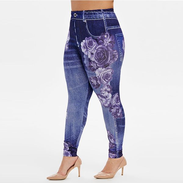 rose gal plus size high rise floral gym jeggings skinny 3d jean print leggings basic bottoms 2019 long casual women leggings, Black
rose gal plus size high rise floral gym jeggings skinny 3d jean print leggings basic bottoms 2019 long casual women leggings, Black