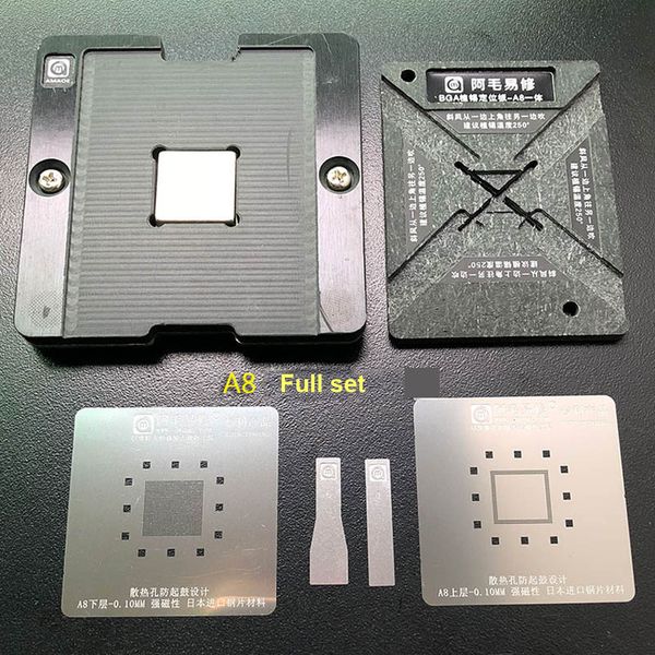 amaoe cpu magnetic reballing platform a8 a9 a10 a11 a12 reballing kit with bga stencil
amaoe cpu magnetic reballing platform a8 a9 a10 a11 a12 reballing kit with bga stencil