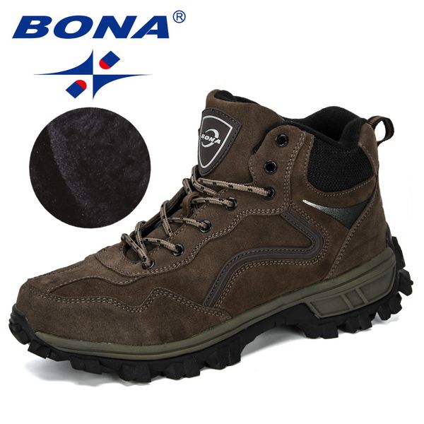bona new designers suede mens hiking shoes winter climbing boots man high trekking hunting shoes trainers plush
bona new designers suede mens hiking shoes winter climbing boots man high trekking hunting shoes trainers plush