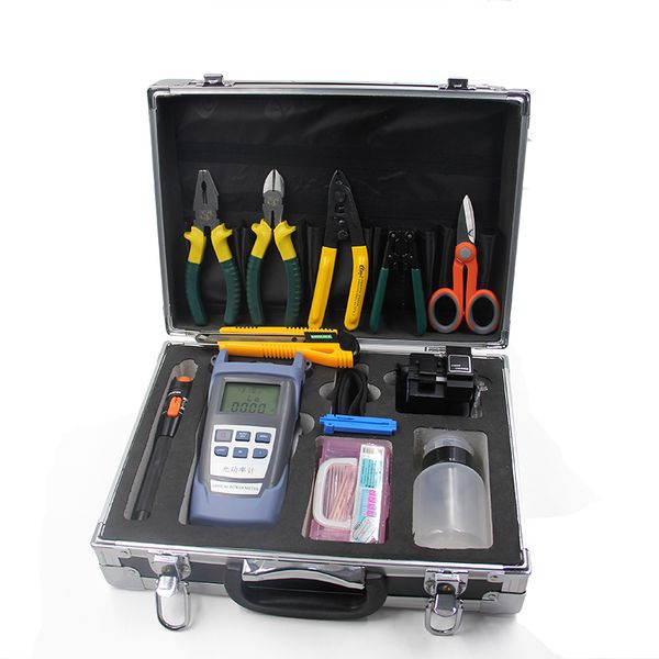 18pcs/set ftth cable stripper and cutter tool box,fiber optic tool kit with visual fault locator and fiber cleave
18pcs/set ftth cable stripper and cutter tool box,fiber optic tool kit with visual fault locator and fiber cleave