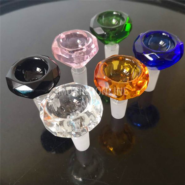 50pcs Diamond glass bowl Diamond Filter Round glass tobacco bowls holder for Hookah Glass Bongs water pipes smoking bowls DHL
50pcs Diamond glass bowl Diamond Filter Round glass tobacco bowls holder for Hookah Glass Bongs water pipes smoking bowls DHL