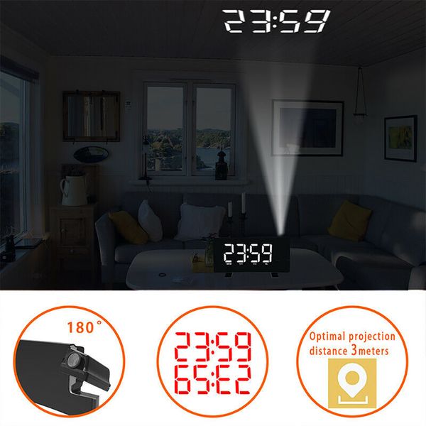 alarm clock multifunction digital projection curved screen usb charging loud snooze desk radio fm wake up led display portable
alarm clock multifunction digital projection curved screen usb charging loud snooze desk radio fm wake up led display portable