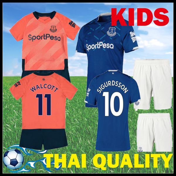 kids kits 2019 2020 everton fc soccer jersey home away richarlison sigurdsson digne football shirt kit camiseta maillot the foot, Black 
kids kits 2019 2020 everton fc soccer jersey home away richarlison sigurdsson digne football shirt kit camiseta maillot the foot, Black