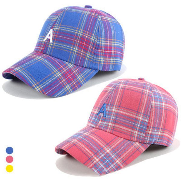 new style korean style letter a embroidered checked baseball cap. female restoring ancient ways is recreational joker fashionable hat. sun h, Blue;gray
new style korean style letter a embroidered checked baseball cap. female restoring ancient ways is recreational joker fashionable hat. sun h, Blue;gray