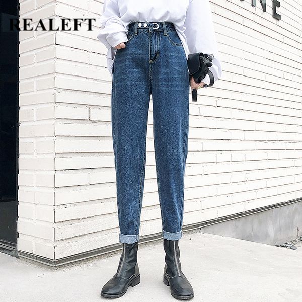 women's jeans realeft 2021 harem pants vintage high waist woman boyfriends full length cowboy denim, Blue
women's jeans realeft 2021 harem pants vintage high waist woman boyfriends full length cowboy denim, Blue