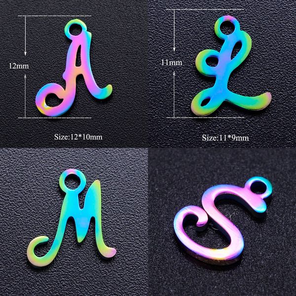 5pcs/lot a-z initial name diy charms 100% stainless steel with rainbow plated wholesale never tarnish dropshipping, Bronze;silver
5pcs/lot a-z initial name diy charms 100% stainless steel with rainbow plated wholesale never tarnish dropshipping, Bronze;silver