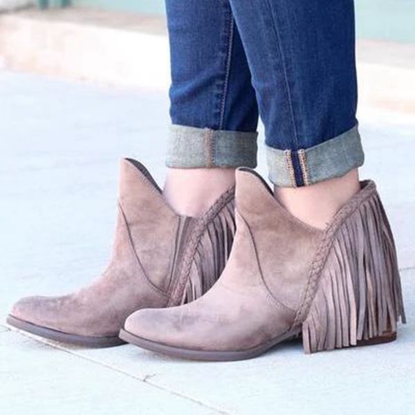 winter bohemian boho women boots tassel faux suede leather ankle boots woman girl shoes buckle booties ladies shoes, Black
winter bohemian boho women boots tassel faux suede leather ankle boots woman girl shoes buckle booties ladies shoes, Black
