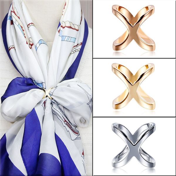 fashion scarf ring buckles x-shaped silks scarves buckle electroplate pins @m23, Silver;golden
fashion scarf ring buckles x-shaped silks scarves buckle electroplate pins @m23, Silver;golden